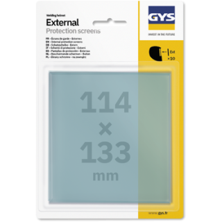 ECRANS APOLLO EXT 114X133 GYSMATIC 9/13-5/13 ERGOTECH (par 10)